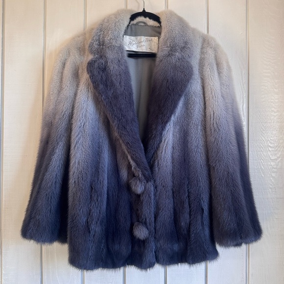 Vintage Highland Park Furs Ombre Mink Jacket